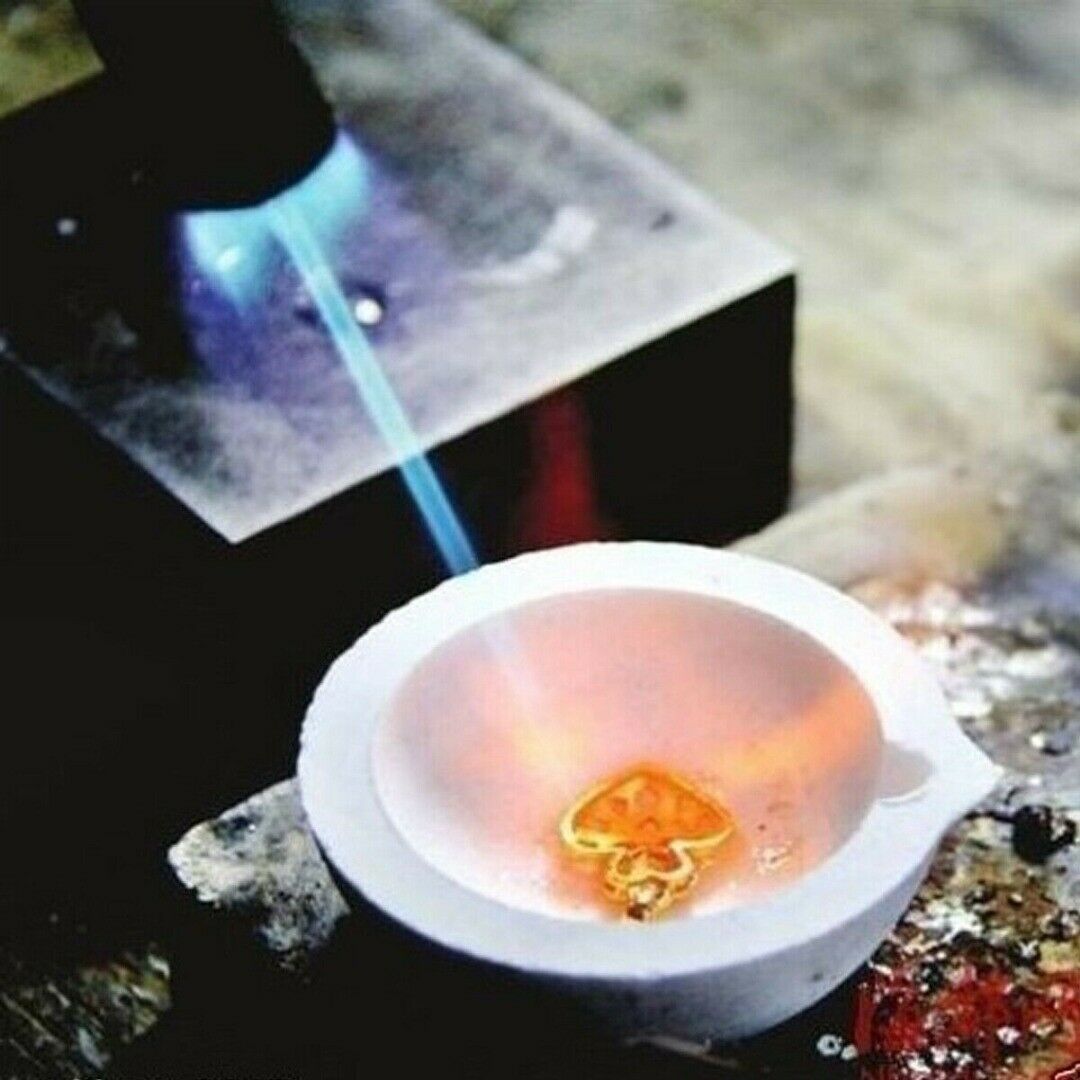 CREUZET din Quartz ptr topit metale la temperaturi ridica